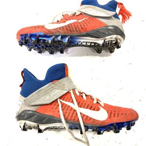 Used Nike LAX Cleats Mens Orange Senior 9.5 11860-C000298812