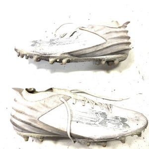 Used Under Armour Adult FB Cleats White Senior 15 11860-C000298805