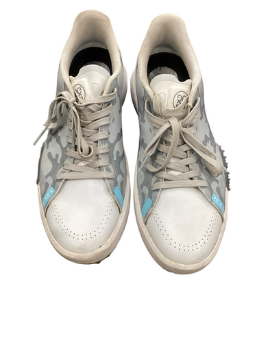 Used GFORE G.04 Mens Golf Shoes Grey And White Senior 11.5 11613-S000169037