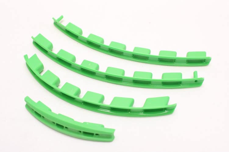 GREEN "PORT" INSERTS & THROAT PIECE: PRINCE EXO3 BLACK / TEAM 100 (16X19) TX236