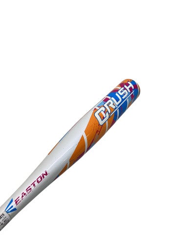 Used Easton CRUSH -10 BB/SB Fastpitch Bat Orange And White 28" 11347-S000256606