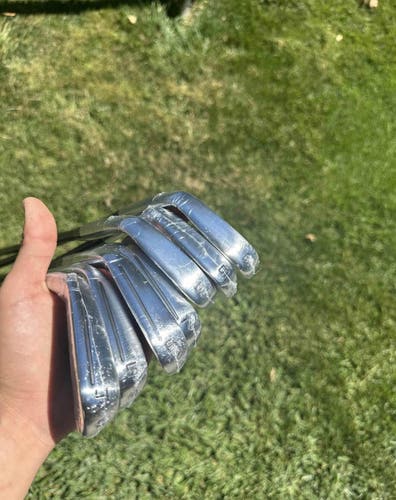 TaylorMade P-790 Left Hand Iron Set Stiff Flex 7 Pieces Steel Shaft