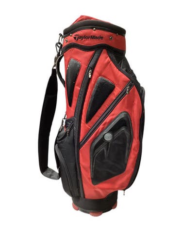 Used Taylormade 14 WAY CART BAG Mens Cart Bag Red 11347-S000256665