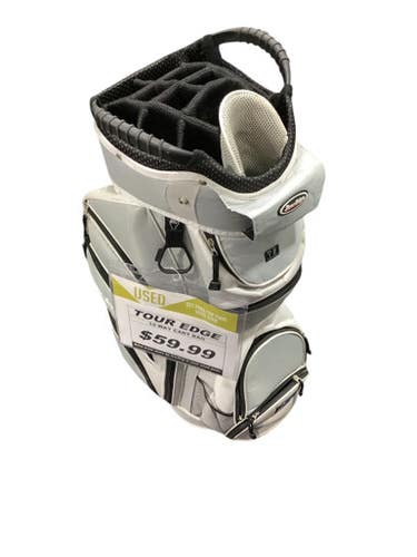 Used Tour Edge 14 WAY CART BAG Mens Cart Bag White 11347-S000256656