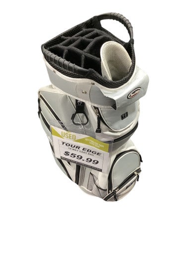 Used Tour Edge 14 WAY CART BAG Mens Cart Bag White 11347-S000256656