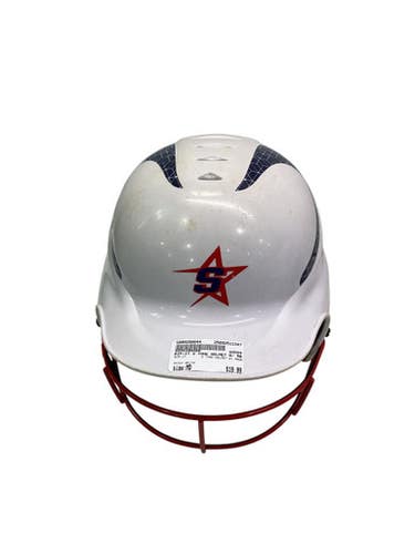 Used RIP-IT 2 TONE HELMET W/ MASK Batting Helmet w/Mask White MD 11347-S000256644