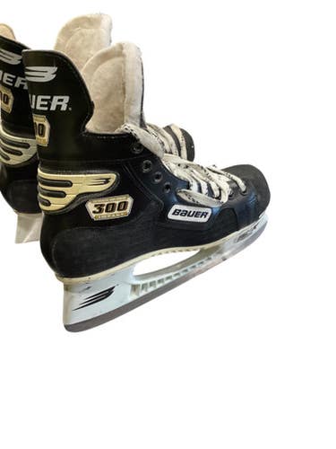Used Bauer 300 IMPACT Senior Hockey Skate Black Senior 9 11884-S000053447