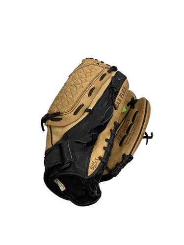 Used Mizuno POWER CLOSE BB/SB Glove RH Throw Tan 11 1/2" 11884-S000053414
