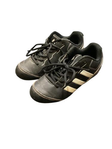 Used Adidas BASEBALL CLEATS BB/SB Cleats Black Youth 12.0 11884-S000053404