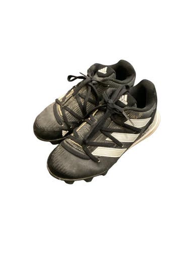 Used Adidas BASEBALL CLEATS BB/SB Cleats Black Junior 02 11884-S000053399