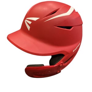 Used Easton BASEBALL HELMET Batting Helmet No Mask Red MD 11884-S000053397