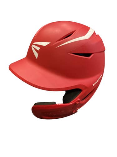 Used Easton BASEBALL HELMET Batting Helmet No Mask Red MD 11884-S000053397