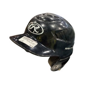 Used Rawlings BASEBALL HELMET Batting Helmet No Mask Black MD 11884-S000053369