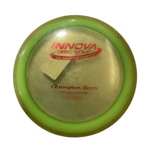 Used Innova CHAMPION BOSS Disc Golf Driver Yellow 11884-S000053345