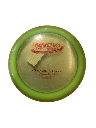 Used Innova CHAMPION BOSS Disc Golf Driver Yellow 11884-S000053345