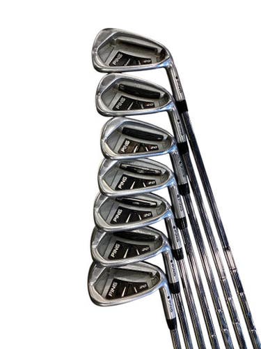 Used Ping I20 BLACK DOT Mens Iron Set RH 4I-PW 11884-S000053303