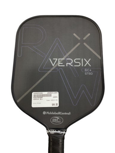 Used VERSIX 6C+ Pickleball Racquet Black 11884-S000053292