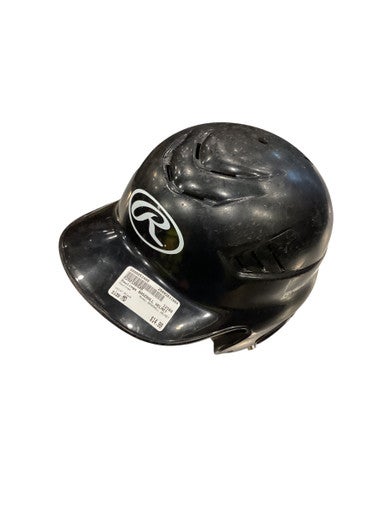 Used Rawlings BASEBALL HELMET Batting Helmet No Mask Black MD 11884-S000053485