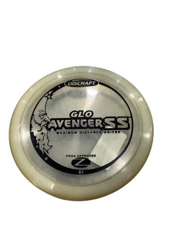 Used Discraft GLO AVENGER SS Disc Golf Driver White 11884-S000053461