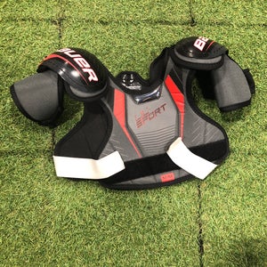 Medium Youth Bauer Lil Sport Shoulder Pads (Used)
