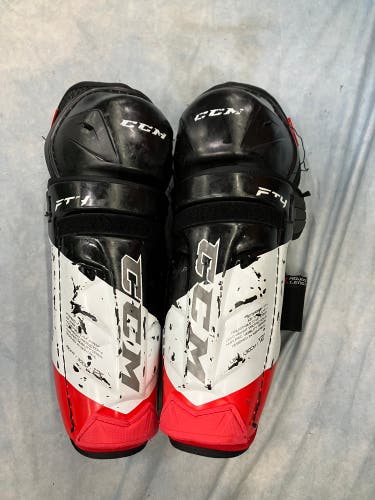 Junior CCM JetSpeed FT4 Shin Pads 12" (Used)