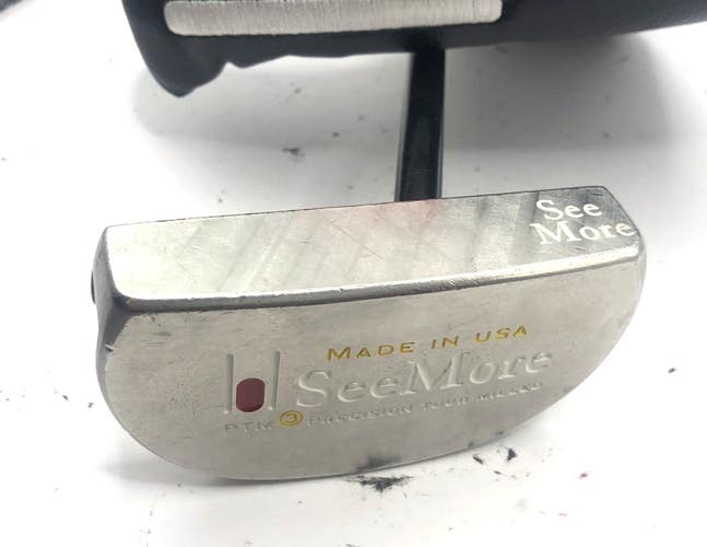 SeeMore PTM3 Precision Tour Milled Putter 35" w/Head Cover