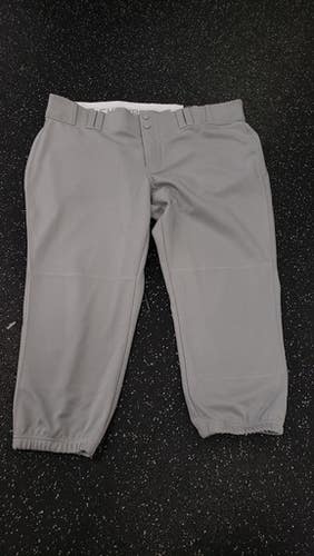 Used Champro SOFTBALL PANTS BB/SB Pant Womens Grey 2X 11849-S000032312