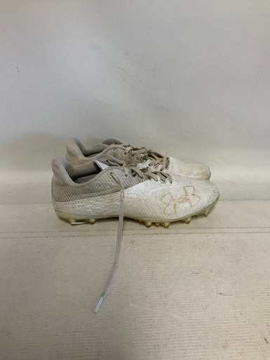 Used Under Armour Adult FB Cleats White Senior 8.5 11823-S000034668