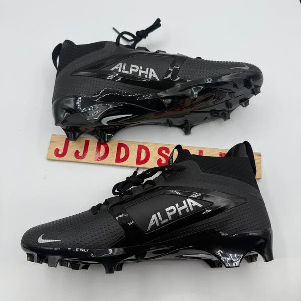Nike Alpha Elite 4 Menace Football Cleats Black Silver FD7036-002 Mens Size 11.5 s-l400.jpg main image 3