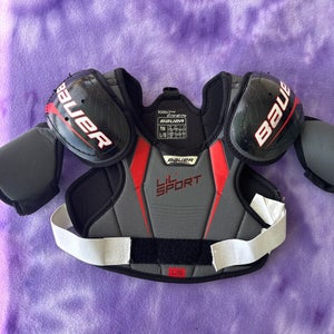 Large Youth Bauer Lil Sport Shoulder Pads (Used)