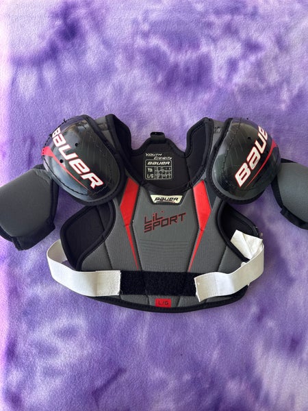Large Youth Bauer Lil Sport Shoulder Pads (Used)