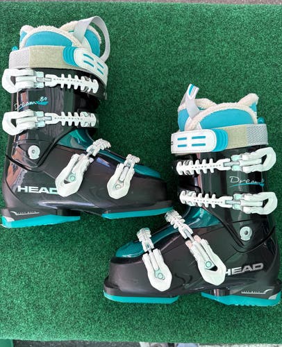Women's HEAD Dream 80 Ski Boots Soft Flex (Used) | Mondo 23.5 (277mm)