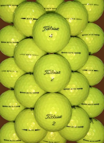 Titleist Yellow AVX.....24 Premium AAA Used Golf Balls