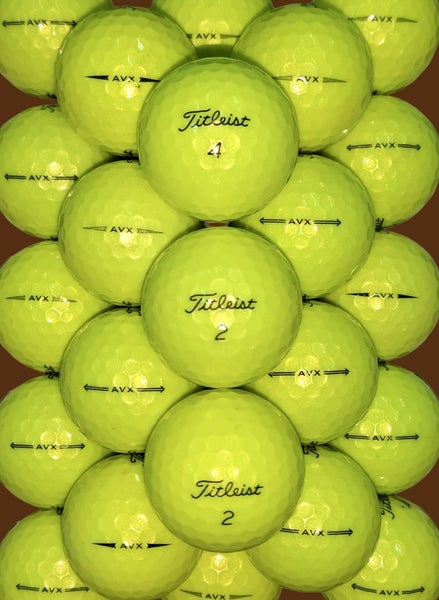 Titleist Yellow AVX.....24 Premium AAA Used Golf Balls