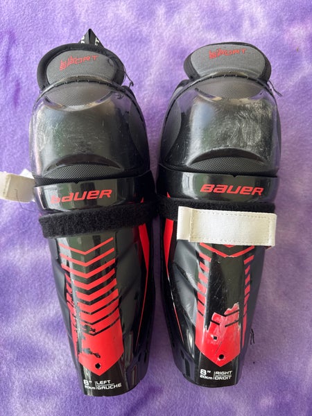 Youth Bauer Shin Pads 8" (Used)