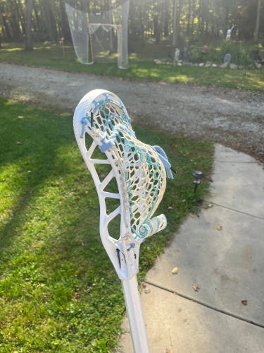 Lacrosse head lot STX X20 Strung Head (New) pinched and strung with repaired optik 3 included