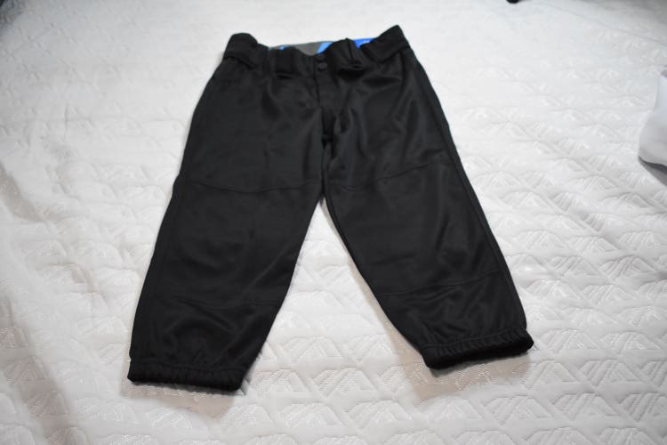 NEW - Easton Elite Softball Pants, Black, Youth Large (25-27)