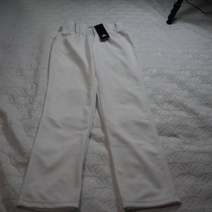 NEW - Adidas Icon Pro Youth OHP Baseball Pants, White, Youth Small