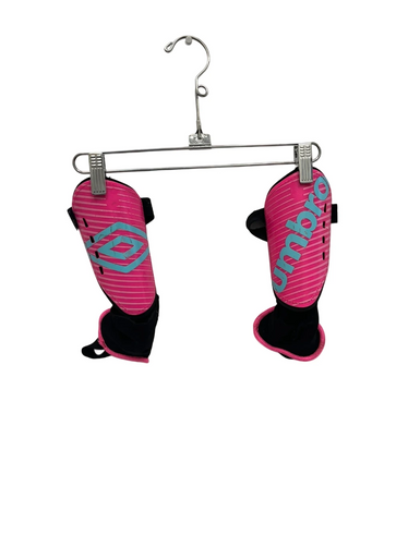 Used Umbro Jr Lg Pink Soccer Shin Guards  11692-S000142264