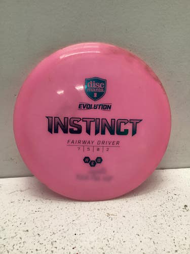 Used Discmania INSTINCT Disc Golf Driver Pink 172g 11443-S000193668