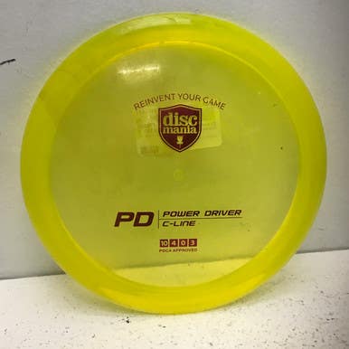 Used Discmania C-LINE PD Disc Golf Driver Yellow 11443-S000194917