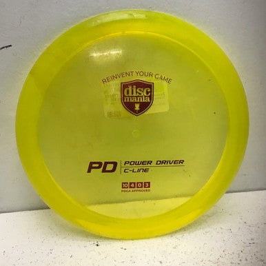 Used Discmania C-LINE PD Disc Golf Driver Yellow 11443-S000194917
