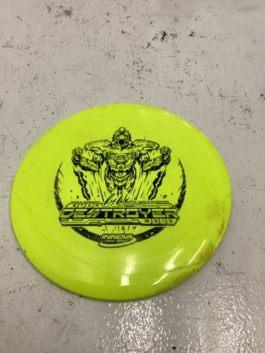 Used Innova DESTROYER Disc Golf Driver Yellow 11443-S000198289
