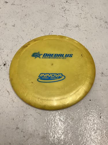 Used Innova DAEDULUS Disc Golf Driver Yellow 11443-S000198290