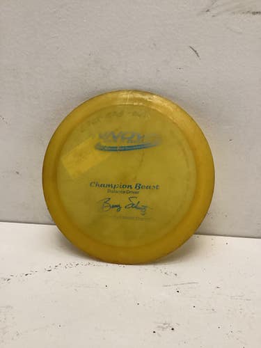 Used Innova CHAMPION BEAST Disc Golf Driver Yellow 11443-S000197555