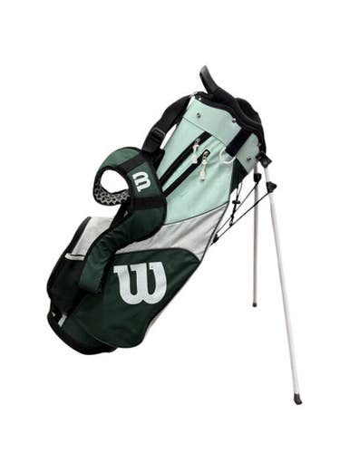 Used Wilson Golf Stand Bag - White And Green 11835-S000198792