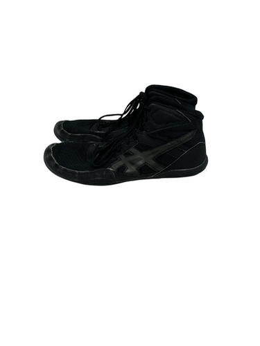 Used Asics MATFLEX Wrestling Shoes Black Senior 9.5 11692-S000142107