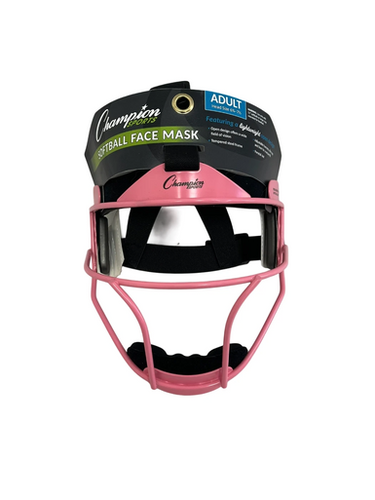 Used Champion Sports ADULT PINK BB/SB Fielders Mask Pink One Size 11692-S000142124