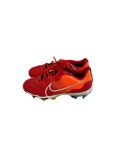 Used Nike ALPHA HUARACHE 4 BB/SB Cleats Red Junior 04 11692-S000142155