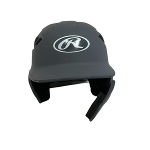 Used Rawlings R16S-REVB Batting Helmet No Mask Charcoal One Size 11692-S000142157